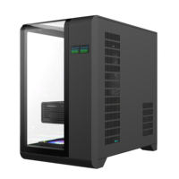 Ruix Top-Plus Mid Tower ATX Sea View Gaming Case 7 PCI-E Slots High Performance Computer Case for Desktop Table in Stock