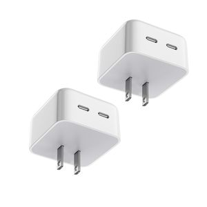 อะแดปเตอร์ชาร์จเร็ว 35w Dual Usb-c Qc3.0 Gan แบบเสียบผนัง ช่องเสียบ USB Type C สำหรับโทรศัพท์ - Product Image 1