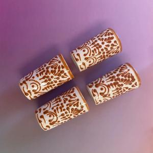 Vaso de Tequila Bohemio de <span class=keywords><strong>Talavera</strong></span>, Taza de Cerámica Mexicana Pintada a Mano de 2oz - Product Image 3