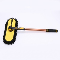 Brosse de lavage de voiture rétractable en chenille, microfibre ultra douce, sans rayures, outil de detailing automobile, manche extensible pour voiture, camion, SUV