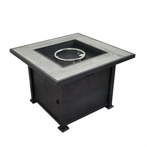 31-Inch Outdoor Propane LP Gas <b>Fire</b> <b>Pit</b> <b>Table</b> with Steel Metal Frame - Product Image 4