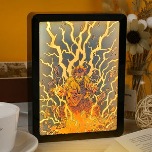 <span class=keywords><strong>Demon</strong></span> <span class=keywords><strong>Slayer</strong></span> Anime Light Box <span class=keywords><strong>Manga</strong></span> Figura DE ACCIÓN Shadow Box Impresión de luz 3D Nightlight Anime Regalo para cumpleaños de niño - Product Image 3