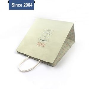 120gsm Low Cost Kraft Paper Rectangle Shape <b>Bag</b> Supermarket Side Gusseted Craft Paper <b>Bag</b> - Product Image 1