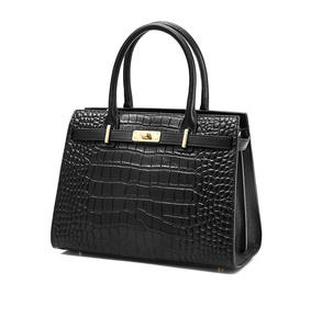 Sac à main en cuir véritable pour femme, motif bonbons personnalisé, style luxe léger, avec chaîne simple, grande capacité, en cuir de vachette - Product Image 1