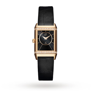 Montre à quartz rectangulaire élégante avec logo personnalisé, boîtier en acier inoxydable, bracelet en cuir bleu, lunette sertie de diamants, cadran analogique avec chiffres romains - Product Image 3