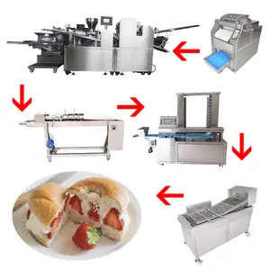 HANZUN Oem Odm Automatic Production Line Hot Sale bagel Yeast Bread making machine for bakery