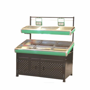 Articoli del negozio generale scaffale per frutta e verdura espositore per verdure in acciaio inossidabile - Product Image 4