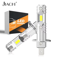 H1 LED-Scheinwerferbirne 6000K Weiß Canbus Fehlerfrei Mini 1:1 Halogen-Größe CSP-Chips Plug-and-Play Anti-Flicker Scheinwerfer-Set 12V