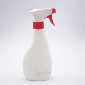 Flache weiße Pe Kunststoff täglich verwenden Flüssig waschmittel Geschirrs pül flasche mit Abzug 300ml