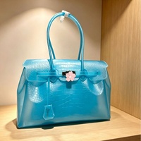 Nouveau Sac à Main Transparent en TPU 2026 pour Femme – Sac Bandoulière Tendance Effet Croco Polyvalent et Stylé