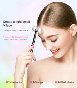 Factory Skin Firming 3D Facial Massager <strong>Metal</strong> <strong>Face</strong> <strong>Roller</strong> Skin Care Tools for <strong>Face</strong> - Product Image 2