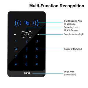 Считыватель умных дверей серии TD.C5 с QR-кодом, картой, паролем и <span class=keywords><strong>RFID</strong></span>-поддержкой-быстрая и точная идентификация - Product Image 2