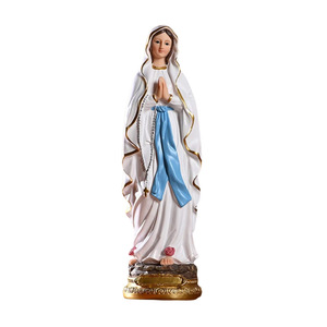 Adornos Modernos para Decoración del Hogar, Artesanía <span class=keywords><strong>de</strong></span> Resina Ecológica, Diseño Artístico con Patrón Escénico, Jesús, María, Oración Navideña, Tamaño Mediano - Product Image 4