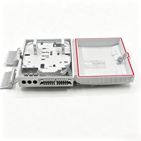 Kotak Terminal Akses Fiber FTTH 16 Port IP65 Outdoor NAP Box dengan Splitter PLC 1x16 SC APC Kotak Distribusi Serat Optik