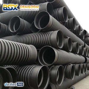 <span class=keywords><strong>Tubo</strong></span> <span class=keywords><strong>Corrugato</strong></span> a Doppia Parete in <span class=keywords><strong>Polietilene</strong></span> ad Alta Densità SN8 SN4 600mm per Drenaggio e Scarico di Acque Reflue di Edifici Industriali - Product Image 6