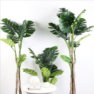 ต้นมอนสเตอร่าพลาสติกตกแต่งภายในและภายนอกอาคาร ต้นบอนไซมอนสเตอร่าเทียม - Product Image 2