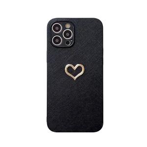 Custodia per telefono in pelle con motivo a cuore d'<span class=keywords><strong>oro</strong></span> di lusso per <span class=keywords><strong>iPhone</strong></span> 16 Pro Max 15 14 13 12 <span class=keywords><strong>11</strong></span> moda donna e ragazza <span class=keywords><strong>Cover</strong></span> per telefono - Product Image 3