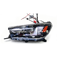 Feux avant LED 4x4 pour Toyota Hilux Revo 2016 2017 2018 2019 2020 DRL, feux de route et de croisement, feux de jour