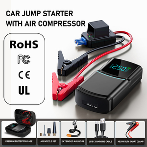 Professional 4 in 1 Car Jump With Emergency Power Supply & Inflation <b>Pump</b> for Truck Motorcycle Use BN03-8000mAh P - Product Image 1