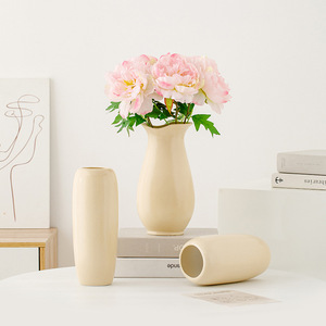 Modern Light Luxury Ceramic Vase With Hydroponic Function for Living Room Dining Table <b>Flower</b> <b>Display</b> Decoration - Product Image 1