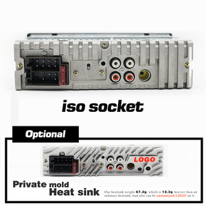 Xe tư nhân Stereo Receiver 1 DIN rảnh tay xe <span class=keywords><strong>Kit</strong></span> 2USB FM AUX âm thanh xe hơi Băng MP3 Máy nghe nhạc - Product Image 2