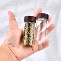 Échantillons Gratuits – Petits Pots en Verre Transparents Anti-fuite de 10ml, 20ml, 30ml avec Couvercle à Vis pour Échantillons et Décoration