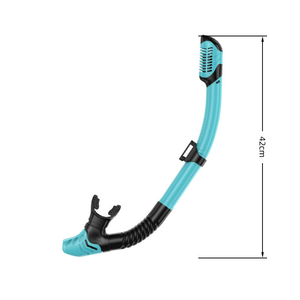 أنبوب تنفس مضاد للتسرب خفيف الوزن ومريح ومتين مع فوهة سيليكون قابلة للتعديل للسباحة والغوص للبالغين - Product Image 6