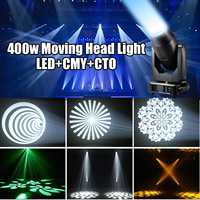 Luz de Escenario Móvil LED RGBW 3 en 1 de 400W con CMY, CTO, Gobo de Cristal, Doble Prisma, Zoom, DMX512 para Alquiler en Eventos, Bodas y Giras - Directo de Fábrica