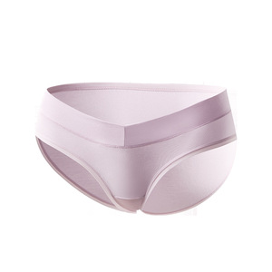 Ropa interior de maternidad October Crystal, de algodón puro, de cintura baja, en forma de U, transpirable, para embarazo y posparto - Product Image 5