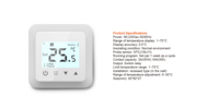 Termostato Programable WiFi Hysen para Calefacción y Refrigeración Hidrónica con Control Remoto por Aplicación Tuya, 2 Años de Garantía