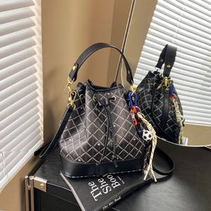 Bolso Tipo Cubo para Dama, Modelo 2026, Estilo Vintage, Material PU, Forro de Poliéster, Portátil para Uso Diario.2013 - Product Image 2