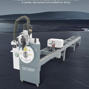 Rayman 10-100mm Diameter Stainless Steel Fiber Laser Tube Cutting Machine 6000mm Length Water-Cooled - Product Image 1