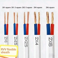 RVVB Flachkabel, Kupferleiter, für die Stromversorgung, Beleuchtung und den Anschluss von elektrischen Geräten im Innenbereich.