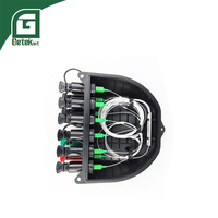 Boîtier de distribution téléphonique terminal à 8 cœurs Geteknet OEM ODM FTTH Fibre Optique IP65 205*210*92mm pour 5G/GSM/GPRS