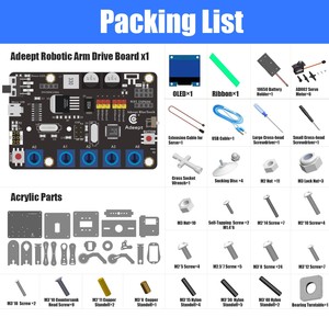 Kit Robotique STEM 5 Axes AIsmartlink Compatible ADA031, Kit Éducatif pour École, Kit Maison Intelligente, Série de Solutions Éducatives pour <span class=keywords><strong>Arduino</strong></span> - Product Image 4