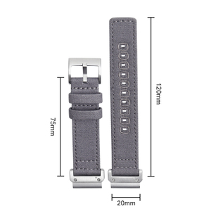<span class=keywords><strong>Bracelet</strong></span> de <span class=keywords><strong>montre</strong></span> en toile Offre Spéciale adapté à la <span class=keywords><strong>montre</strong></span> intelligente <span class=keywords><strong>Garmin</strong></span> Fenix 6x PRO5X Style pour bracelets intelligents respirants - Product Image 3