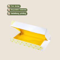 Boîte cadeau personnalisée en carton rigide Kraft pour bonbons, gâteaux, desserts, pâtisseries, beignets, avec gaufrage et pelliculage mat, vente en gros