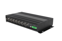 Switch Industrial de 8 Puertos 2.5G con Conector M12, Switch Industrial 2.5G EN50155