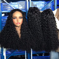 Perruques sans colle HD 5x5 en cheveux humains vietnamiens bruts, perruque frontale en dentelle bouclée Pixie, cheveux vierges alignés sur les cuticules, perruque frontale complète en dentelle 13x4