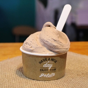 8oz 12oz impermeabile laminazione coperchio a cupola usa e getta rotondi di <span class=keywords><strong>carta</strong></span> bianca per Yogurt Gelato Gelato - Product Image 6