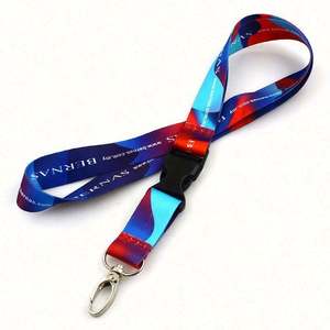 Wholesale Customized Event Lanyard with Sublimation Flags and Silk Screen Printing Logo Printed - Product Image 2