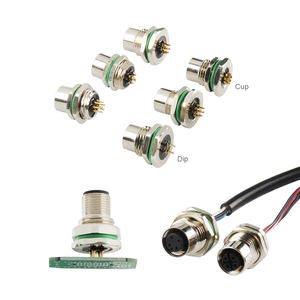 Ip67 automobile shilded câble un d code 4pin femelle mâle circulaire pcb connecteur 4 broches m12 - Product Image 3