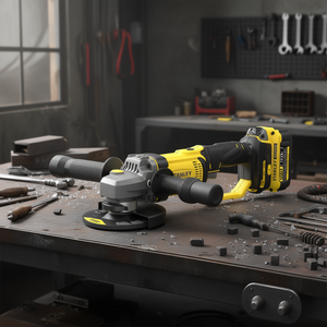 Amoladora Angular Inalámbrica Stanley Fatmax de 120 mm, sin Escobillas, con Batería de 18 V, Herramienta para Cortar y Desbastar Metal - Product Image 3