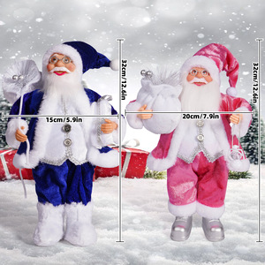 रचनात्मक 12 इंच सांता क्लॉस गुड़िया xmas होम पार्टी सजावट उपहार बैग क्रिसमस के गहने प्राकृतिक सजावट - Product Image 6