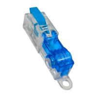 Connecteur de branchement LT-T1 10A 450V avec boîtier transparent et levier pour câblage de plafonnier