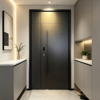 Pintu Aluminium Villa Gaya Modern Dongma Anti Peluru dan Sangat Tahan Tembakan