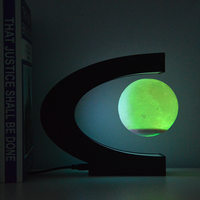 Lampe Led flottante, impression 3D, veilleuses, lévitation, magnétique, cadeau De noël