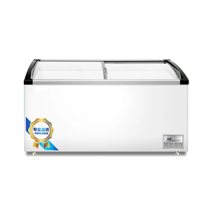 Congelador vertical comercial compacto para helados, vitrina refrigerada de 13 pies cúbicos con 2 puertas correderas de acero inoxidable ajustables - Product Image 5