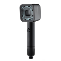 Pommeau de Douche Portable en Plastique ABS, Trois Modes de Jet, Design Réglable, Peinture Écologique, Installation Facile pour Salle de Bain