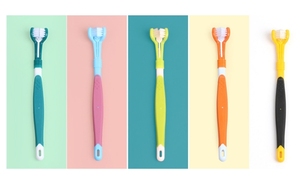 Cepillos de <span class=keywords><strong>dientes</strong></span> de perro mascota de nailon suave de 3 lados <span class=keywords><strong>Limpiador</strong></span> de <span class=keywords><strong>dientes</strong></span> de perro lavable de 3 cabezas para el cuidado de los <span class=keywords><strong>dientes</strong></span> de <span class=keywords><strong>gato</strong></span> - Product Image 6